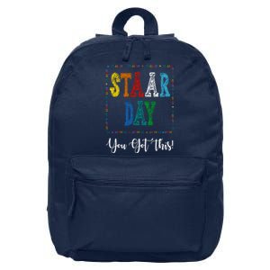 Staar Day You Got This Testing Teacher Motivational 16 in Basic Backpack