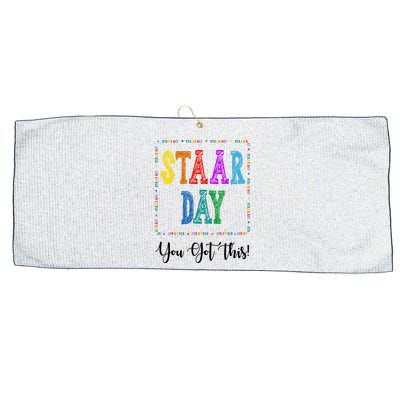 Staar Day You Got This Testing Teacher Motivational Large Microfiber Waffle Golf Towel