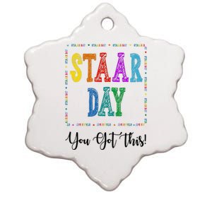 Staar Day You Got This Testing Teacher Motivational Ceramic Star Ornament