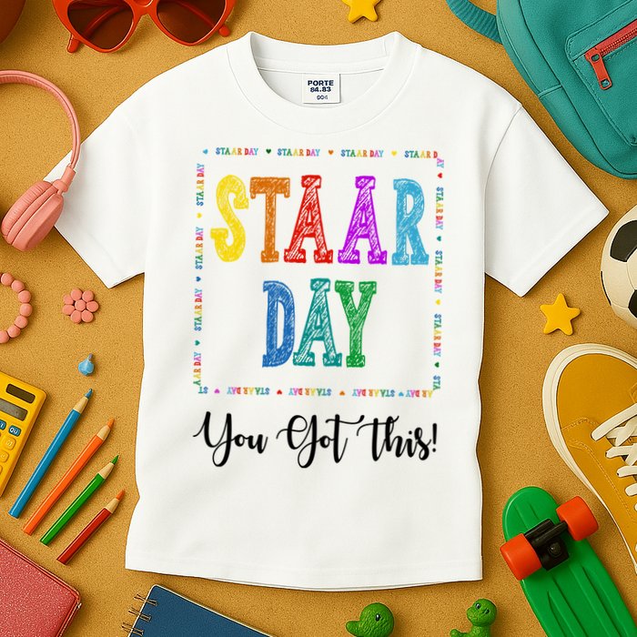 Staar Day You Got This Testing Teacher Motivational Kids T-Shirt