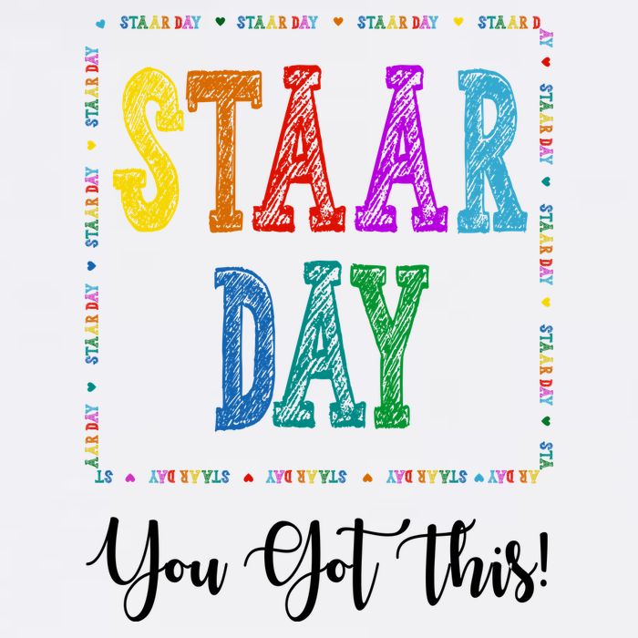 Staar Day You Got This Testing Teacher Motivational Kids T-Shirt