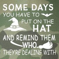Some Days You Have To Put On The Hat, Halloween Design Legacy Tie Dye Trucker Hat