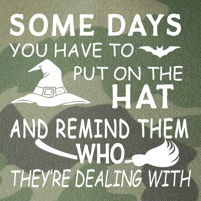 Some Days You Have To Put On The Hat, Halloween Design Legacy Tie Dye Trucker Hat