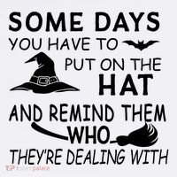 Some Days You Have To Put On The Hat, Halloween Design Beanie