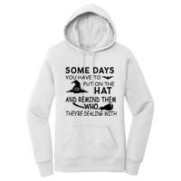 Some Days You Have To Put On The Hat, Halloween Design Women's Pullover Hoodie