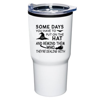 Some Days You Have To Put On The Hat, Halloween Design Tumbler