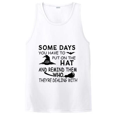 Some Days You Have To Put On The Hat, Halloween Design PosiCharge Competitor Tank