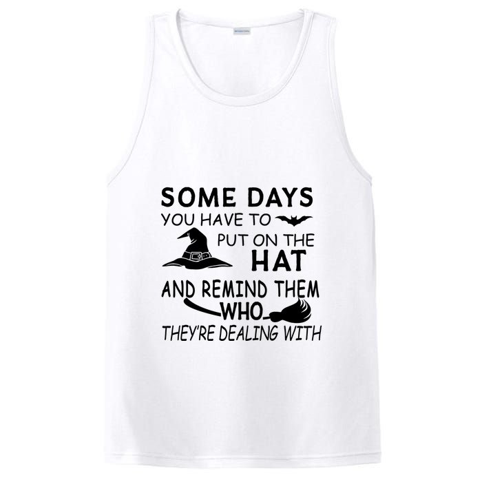 Some Days You Have To Put On The Hat, Halloween Design PosiCharge Competitor Tank
