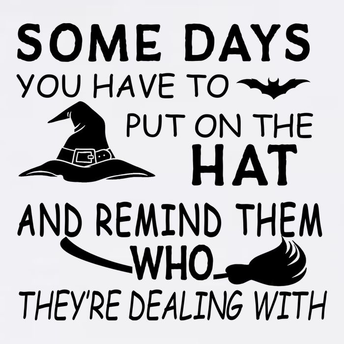Some Days You Have To Put On The Hat, Halloween Design Wool Snapback Cap
