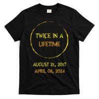 Solar Eclipse 04.08.24 Twice In Lifetime 2024 Solar Eclipse T-Shirt