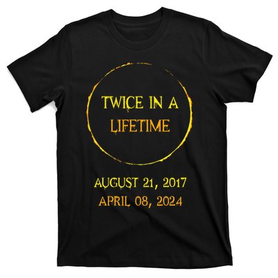 Solar Eclipse 04.08.24 Twice In Lifetime 2024 Solar Eclipse T-Shirt