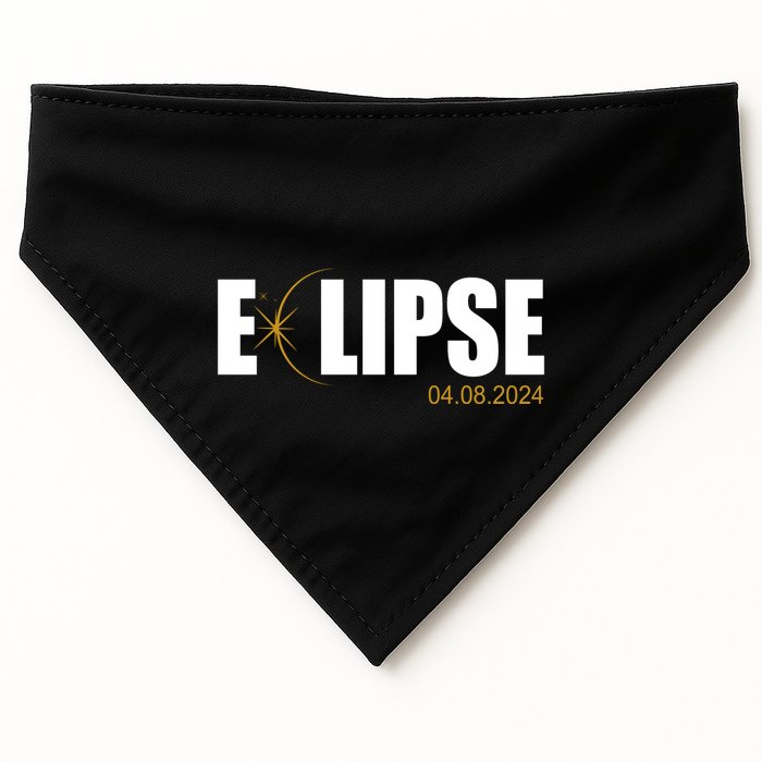 Solar Eclipse 04.08.24 USA-Made Doggie Bandana
