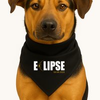 Solar Eclipse 04.08.24 USA-Made Doggie Bandana