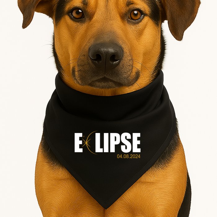 Solar Eclipse 04.08.24 USA-Made Doggie Bandana
