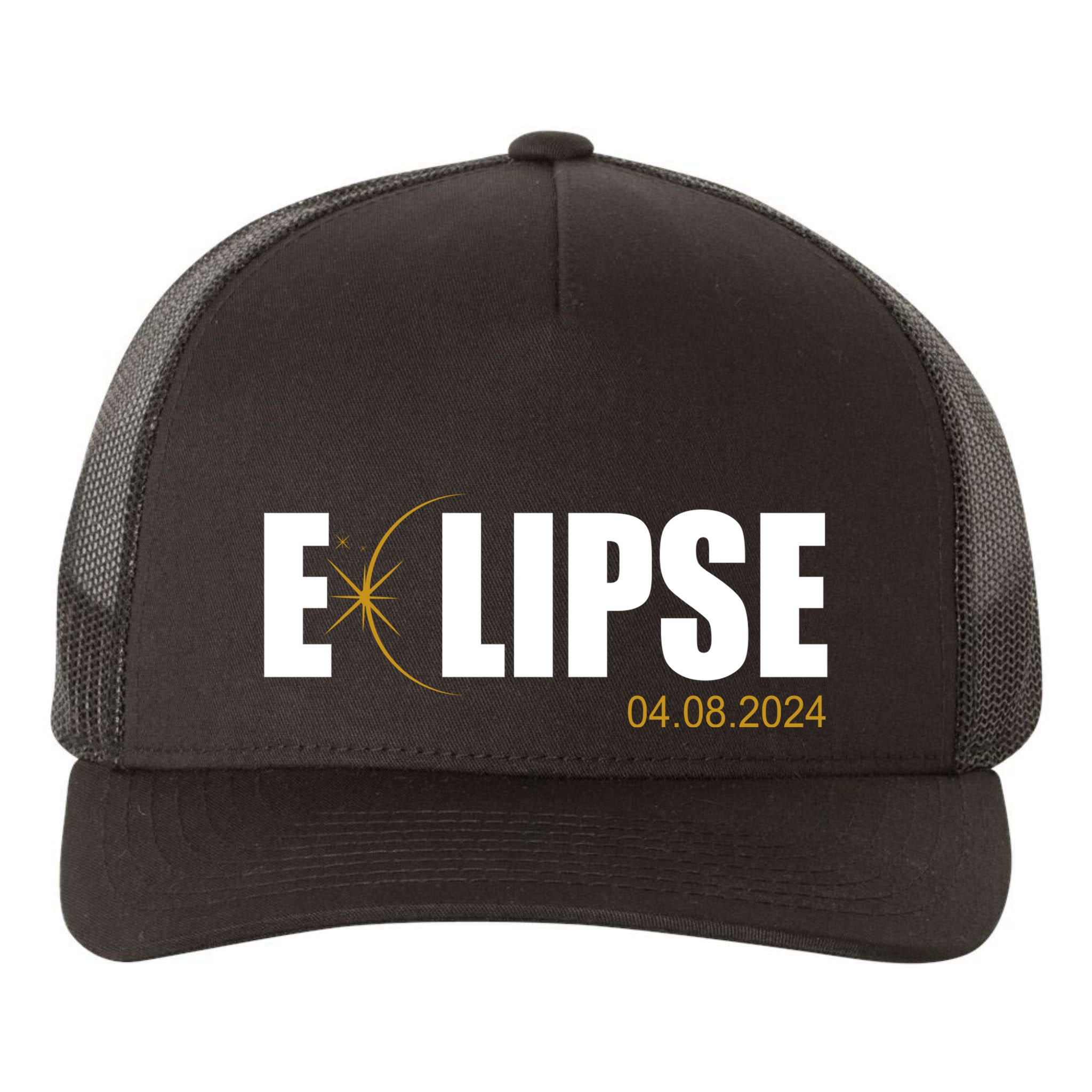 Solar Eclipse 04.08.24 Yupoong Adult 5-Panel Trucker Hat