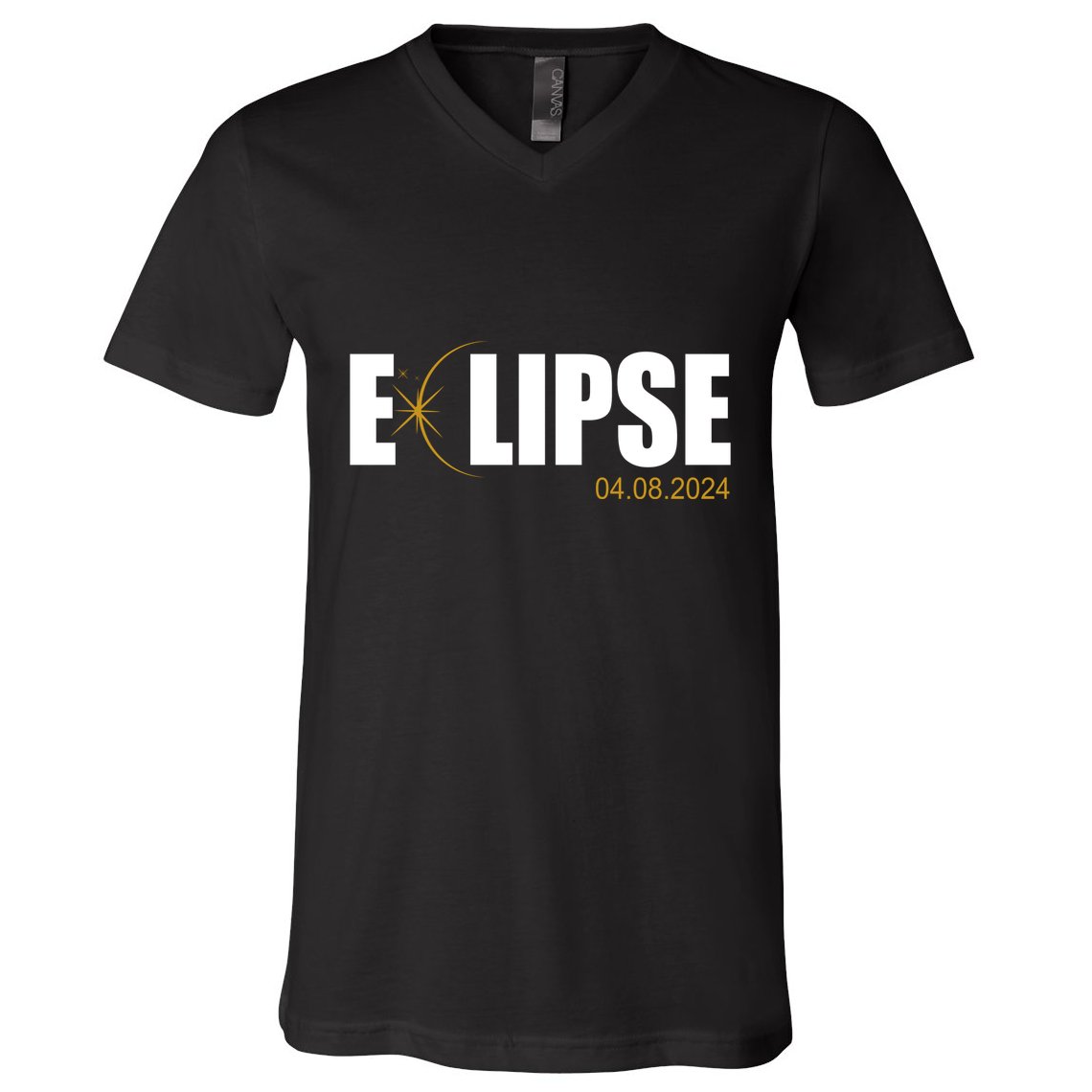 Solar Eclipse 04.08.24 V-Neck T-Shirt