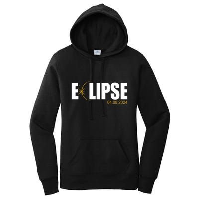 Solar Eclipse 04.08.24 Women's Pullover Hoodie