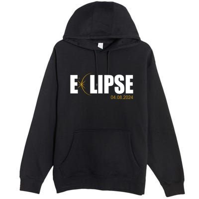 Solar Eclipse 04.08.24 Premium Pullover Hoodie