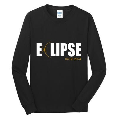 Solar Eclipse 04.08.24 Tall Long Sleeve T-Shirt