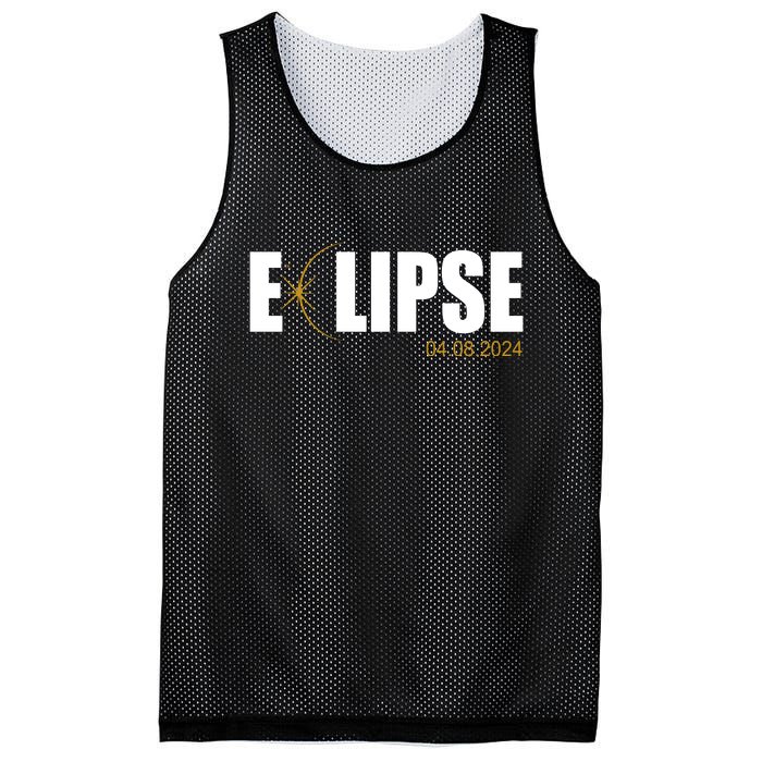 Solar Eclipse 04.08.24 Mesh Reversible Basketball Jersey Tank