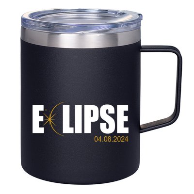 Solar Eclipse 04.08.24 12oz Stainless Steel Coffee Mug
