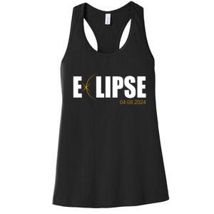 Solar Eclipse 04.08.24 Women's Racerback Tank