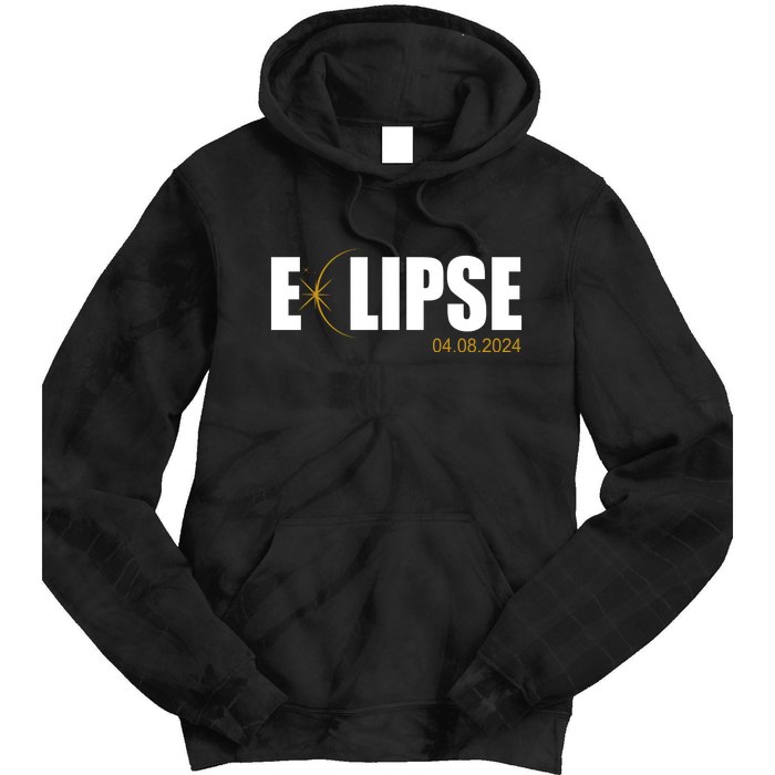 Solar Eclipse 04.08.24 Tie Dye Hoodie