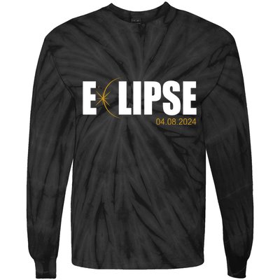 Solar Eclipse 04.08.24 Tie-Dye Long Sleeve Shirt