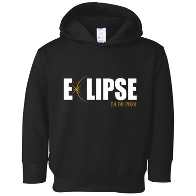 Solar Eclipse 04.08.24 Toddler Hoodie