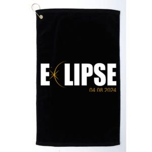 Solar Eclipse 04.08.24 Platinum Collection Golf Towel