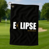 Solar Eclipse 04.08.24 Golf Towel