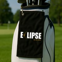 Solar Eclipse 04.08.24 Golf Towel