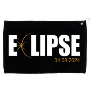 Solar Eclipse 04.08.24 Grommeted Golf Towel