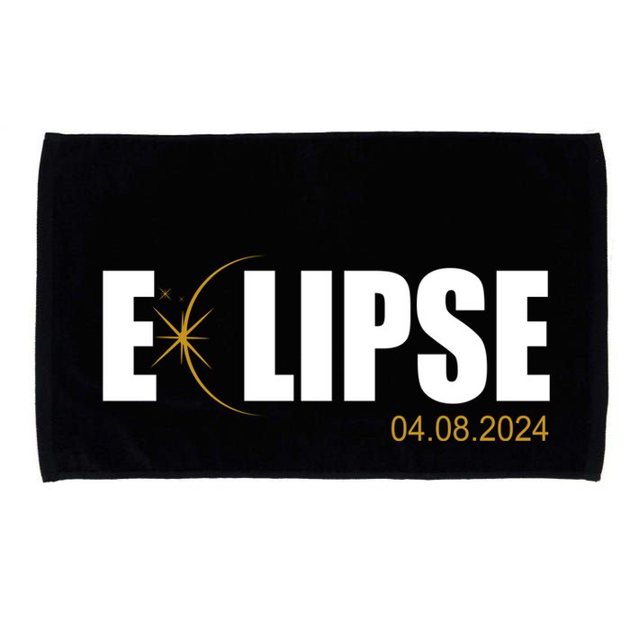 Solar Eclipse 04.08.24 Microfiber Hand Towel