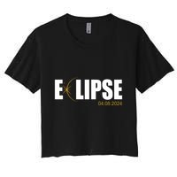 Solar Eclipse 04.08.24 Crop Top