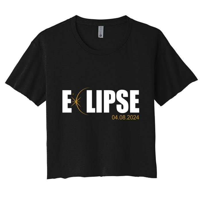 Solar Eclipse 04.08.24 Crop Top