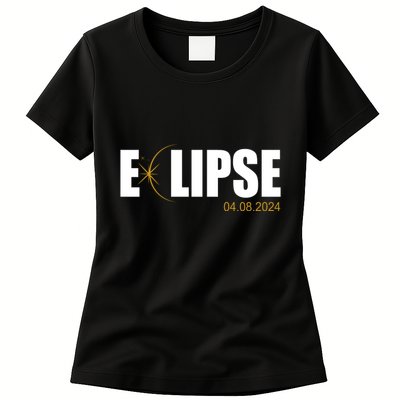 Solar Eclipse 04.08.24 Womens T-Shirt