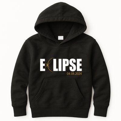 Solar Eclipse 04.08.24 Kids Hoodie