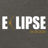 Solar Eclipse 04.08.24 Cotton Canvas Backpack
