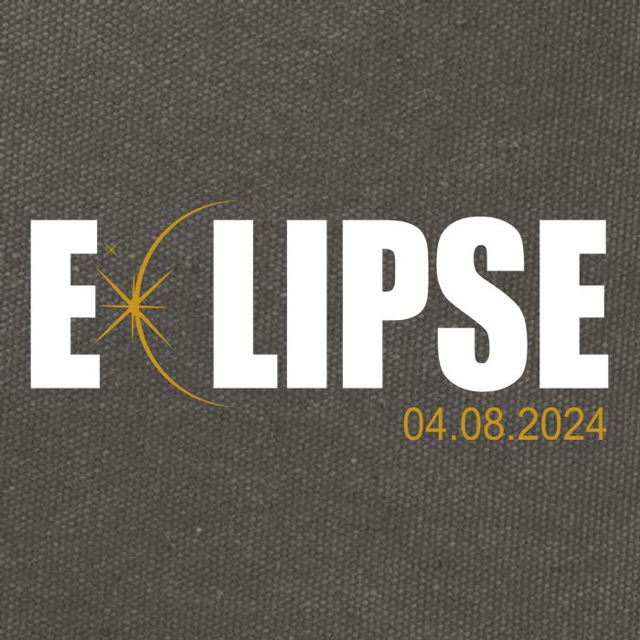 Solar Eclipse 04.08.24 Cotton Canvas Backpack