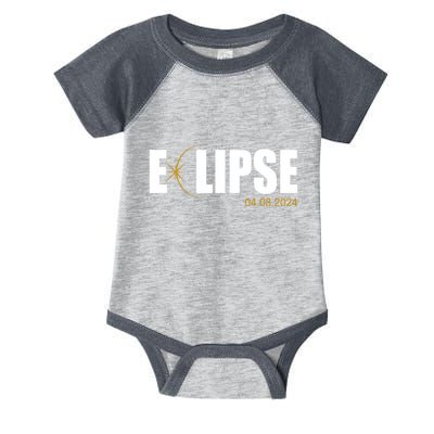 Solar Eclipse 04.08.24 Infant Baby Jersey Bodysuit