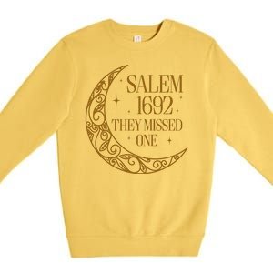 Salem Est 1692 They Missed One Premium Crewneck Sweatshirt