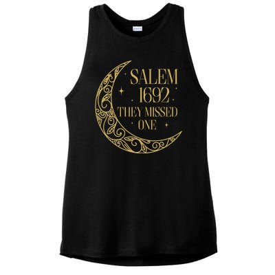 Salem Est 1692 They Missed One Ladies PosiCharge Tri-Blend Wicking Tank