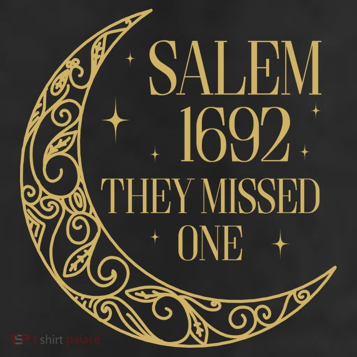Salem Est 1692 They Missed One 7 Panel Mesh Trucker Snapback Hat