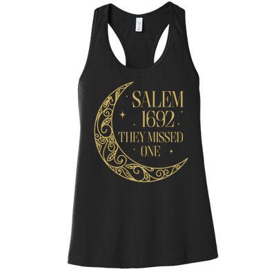 Salem Est 1692 They Missed One Women's Racerback Tank