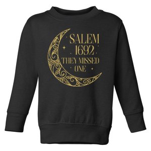 Salem Est 1692 They Missed One Toddler Sweatshirt