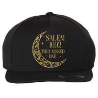 Salem Est 1692 They Missed One Wool Snapback Cap