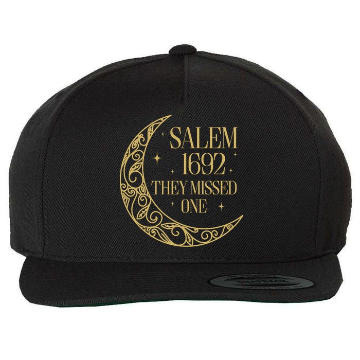 Salem Est 1692 They Missed One Wool Snapback Cap