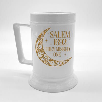 Salem Est 1692 They Missed One Beer Stein