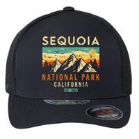 Sequoia Est. 1890 Retro California National Park Flexfit Unipanel Trucker Cap